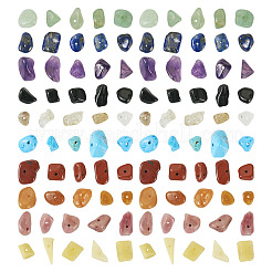 150 г 10-х видов бусин из смешанных драгоценных камней G-TA0001-71