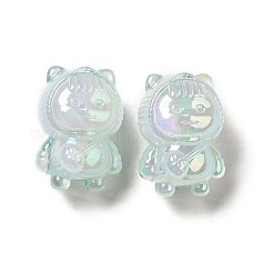 УФ-покрытие радужными переливающимися акриловыми бусинами PACR-M002-12D