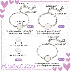 Набор для самостоятельного изготовления купольного браслета DIY-NB0009-80