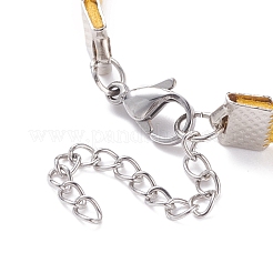 Bracciale multifilo in finta pelle scamosciata con charm da donna&nbsp;BJEW-JB07687