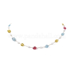 Ионное покрытие (ip) 316 хирургическая нержавеющая сталь скрепки цепи ожерелья NJEW-JN04284