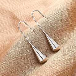 Серьги-подвески из нержавеющей стали 304 EJEW-NH0004-01P