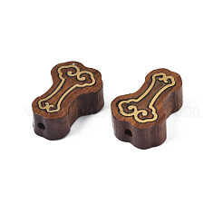 Природных шарики древесины WOOD-N013-004