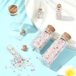 24 шт. 4 стиля стеклянная банка стеклянные бутылки AJEW-FS0001-21