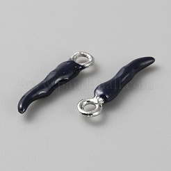 Подвески из эмали и сплава&nbsp;LS-ENAM-WH0068-12P-04