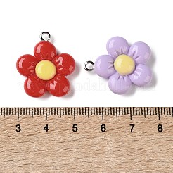 Подвески из непрозрачной смолы RESI-I352-02P-01