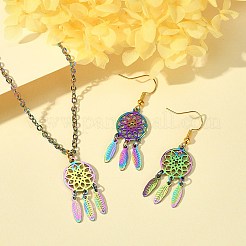 5 pendentif en acier inoxydable 201 avec placage ionique (IP)&nbsp;STAS-SZ0002-13