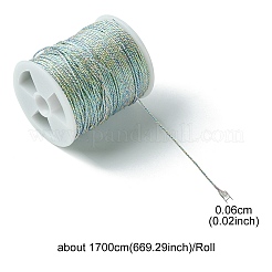 Filo metallico da cucito in poliestere color arcobaleno&nbsp;OCOR-E026-08C