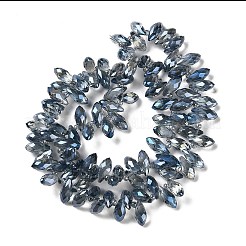 Непрозрачные сплошной цвет стеклянной бусины пряди GLAA-D022-05