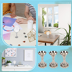 Porte-boules de cristal en alliage&nbsp;AJEW-WH0752-668P