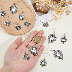 2bags серьги-подвески из сплава&nbsp;EJEW-HS0001-26