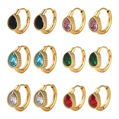 Серьги-кольца из нержавеющей стали 304 EJEW-P309-04G