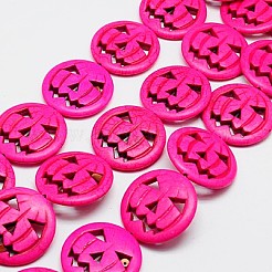 Синтетических нитей бирюзовые бусы X-TURQ-G115-30mm-M