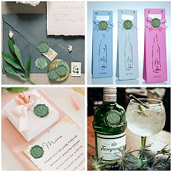 50шт. клейкие восковые наклейки DIY-CA0006-13D