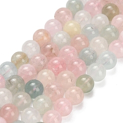 Природные морганит нитей бисера G-H329-C10-8mm-A