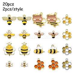 20шт 10 стиля подвески из сплава с эмалью&nbsp;FIND-YW0004-72