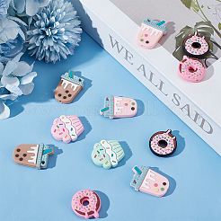 18 шт. 6 стильных экологически чистых силиконовых бусины для пищевых продуктов SIL-GO0001-31