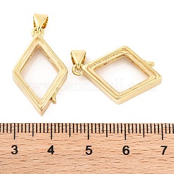 Стойки обшивки латунь медальона подвески KK-F874-01G-18