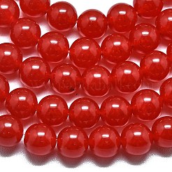 Chapelets de perles en jade de malaisie naturelle&nbsp;G-L645-C01-14mm-16