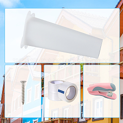 Пластиковый отсек для летучих мышей в форме конуса&nbsp;AJEW-WH0534-70