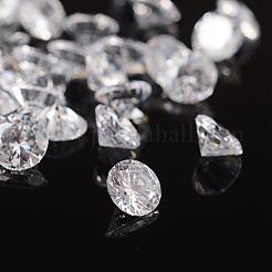 Cabochons de zircone cubique en forme de diamant clair&nbsp;X-ZIRC-M002-4mm-007