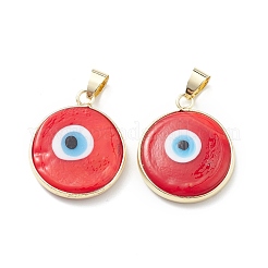 Ручной зла подвески бусины глаз LAMP-F031-02G