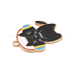 Pendentifs d'émail en alliage&nbsp;LS-ENAM-A143-08KCG-03