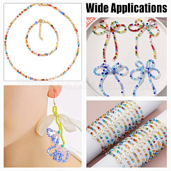 10 нить гальваника стеклянные бусины нити&nbsp;EGLA-HY0001-09