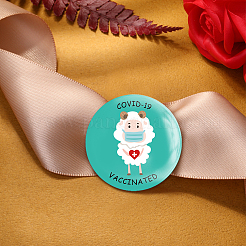 Брошь из белой жести&nbsp;JEWB-WH0013-004