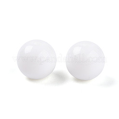 Непрозрачные однотонные стеклянные бусины GLAA-N007-8mm-A17