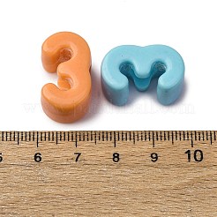 Perline europei acrilici opachi&nbsp;OACR-S072-04F