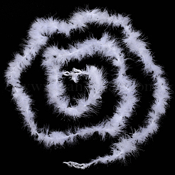 2 шт. боа из перьев индейки для танцев&nbsp;AJEW-GF0011-10