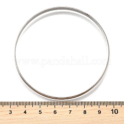 Простые браслеты из нержавеющей стали 304 для женщин&nbsp;LS-BJEW-V004-02A-P