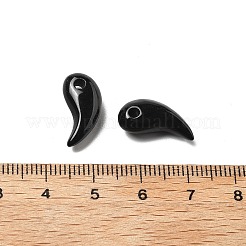 Natürliche schwarze Onyx-Anhänger&nbsp;G-L620-B05-02