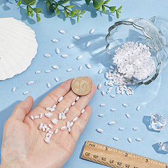 1500 pièce 2 styles de perles acryliques imitation riz&nbsp;OACR-FG0001-36