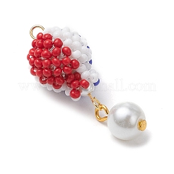 Подвески из стеклянных бусин в виде воздушных шаров&nbsp;PALLOY-MZ00640