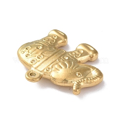 Ionenplattierung (IP) 304 Edelstahl Anhänger Strass-Einstellungen&nbsp;STAS-P324-40G