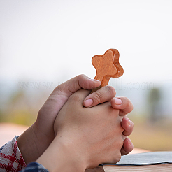 20 шт. деревянные настенные крестообразные украшения AJEW-GA0007-36