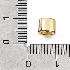 Perle di zirconi cubici trasparenti in micro pavè di ottone&nbsp;CU-CBAA19F-01G-J