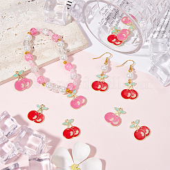 40шт 2 цвета светлые позолоченные подвески из сплава с эмалью&nbsp;FIND-SC0013-20