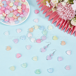 150 perles acryliques transparentes lumineuses&nbsp;OACR-PA0002-02