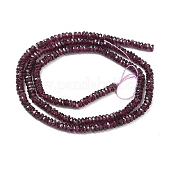 Гранат природный бисер нитей&nbsp;G-K376-E02-02