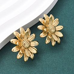 Серьги-гвоздики из нержавеющей стали 304&nbsp;LS-EJEW-A136-02G