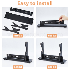 2-уровневые деревянные подставки для мечей-катан ODIS-WH0081-11B