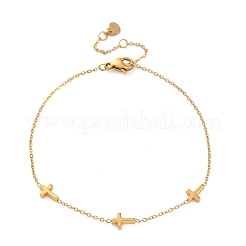 Браслеты из цепей и тросов из нержавеющей стали 304 BJEW-K265-06P