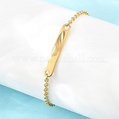 Gliederarmbänder aus 304 Edelstahl&nbsp;BJEW-D458-04G