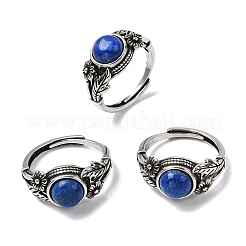 Природные лазурит кольца палец&nbsp;RJEW-A084-05AS-09