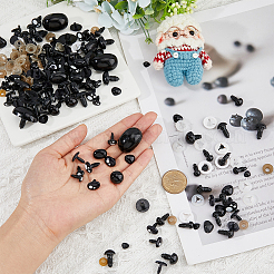 Set aus Augen und Nasen für Puppen aus Kunststoff&nbsp;DIY-FH0006-67