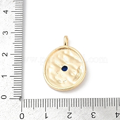 Латунные микропаве прозрачные подвески с фианитом KK-R213-18G