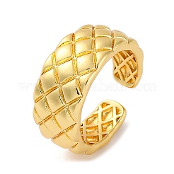 Латунные кольца на палец с открытой манжетой для женщин RJEW-M028-87G